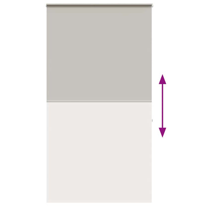 vidaXL Duschrollo mit Kassette 140x240 cm Stoffbreite 136 cm