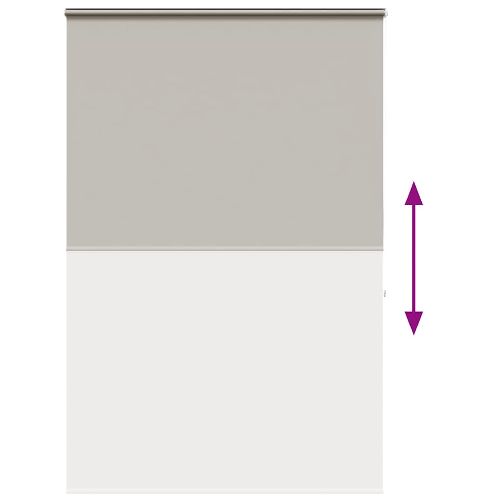 vidaXL Duschrollo mit Kassette 150x240 cm Stoffbreite 146 cm