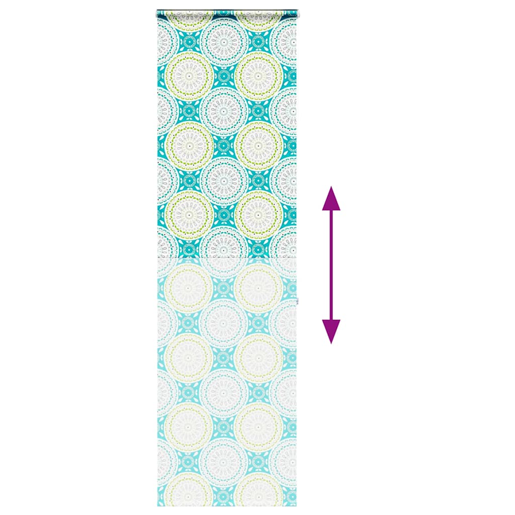 vidaXL Duschrollo mit Kassette 80x240 cm Stoffbreite 76 cm