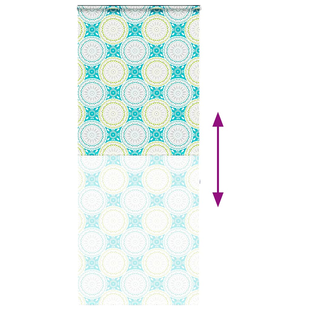 vidaXL Duschrollo mit Kassette 110x240 cm Stoffbreite 106 cm