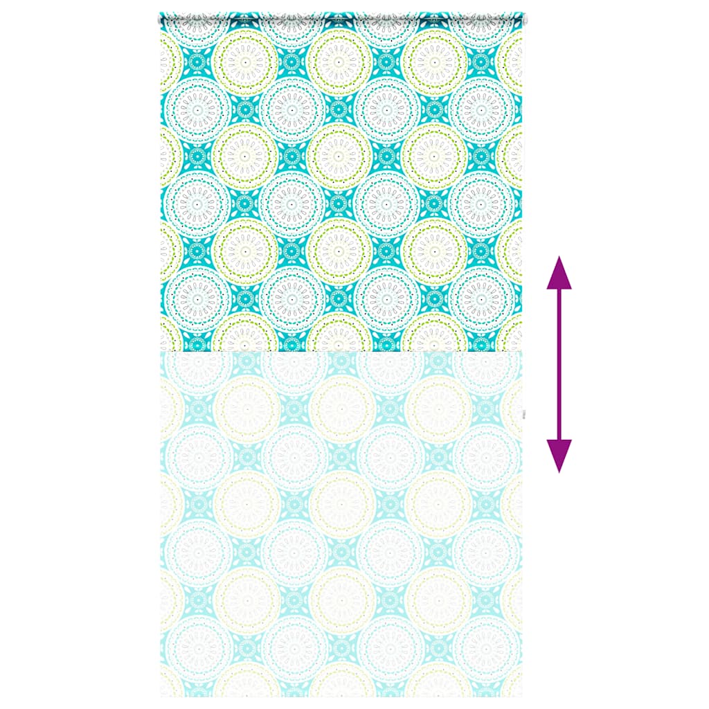 vidaXL Duschrollo mit Kassette 130x240 cm Stoffbreite 126 cm