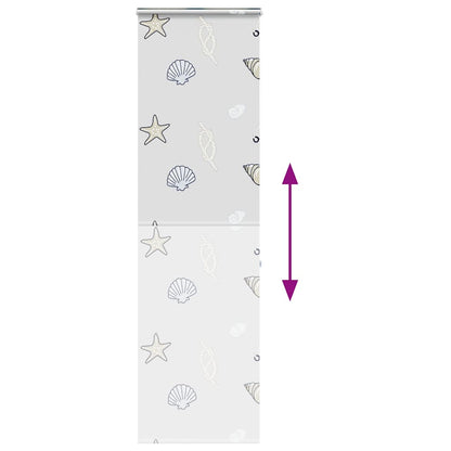 vidaXL Store de douche à cassette 70x240 cm largeur du tissu 66 cm