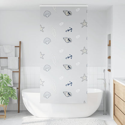 vidaXL Duschrollo mit Kassette 90x240 cm Stoffbreite 86 cm