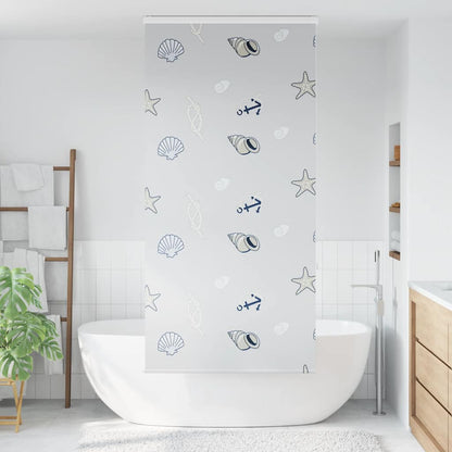 vidaXL Duschrollo mit Kassette 100x240 cm Stoffbreite 96 cm