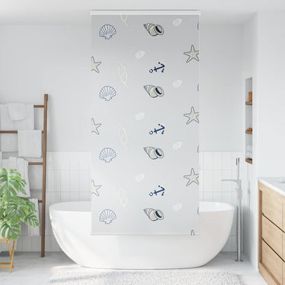 vidaXL Duschrollo mit Kassette 110x240 cm Stoffbreite 106 cm
