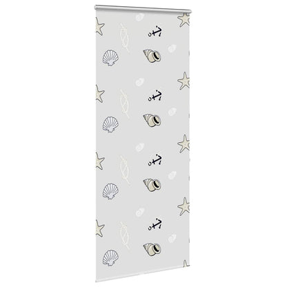 vidaXL Duschrollo mit Kassette 110x240 cm Stoffbreite 106 cm