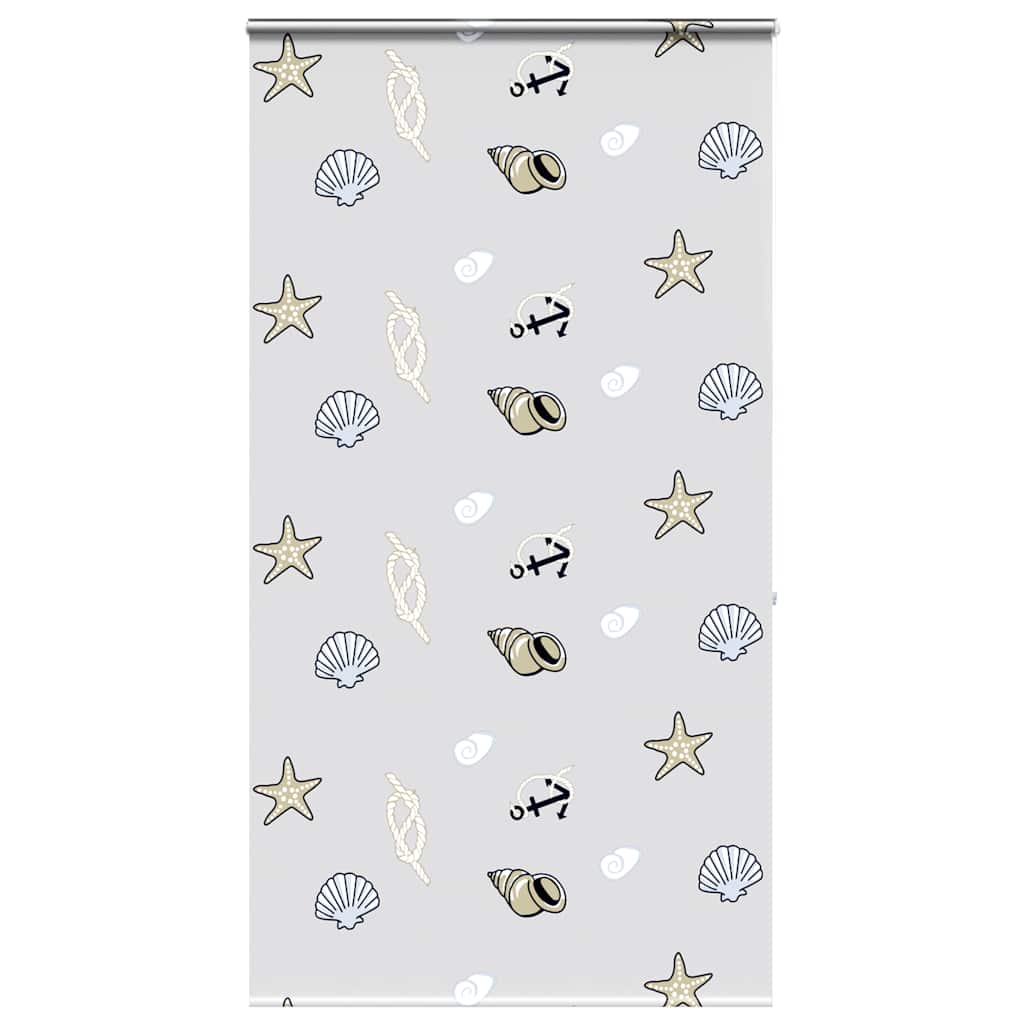 vidaXL Duschrollo mit Kassette 120x240 cm Stoffbreite 116 cm