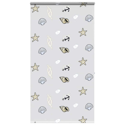 vidaXL Duschrollo mit Kassette 120x240 cm Stoffbreite 116 cm