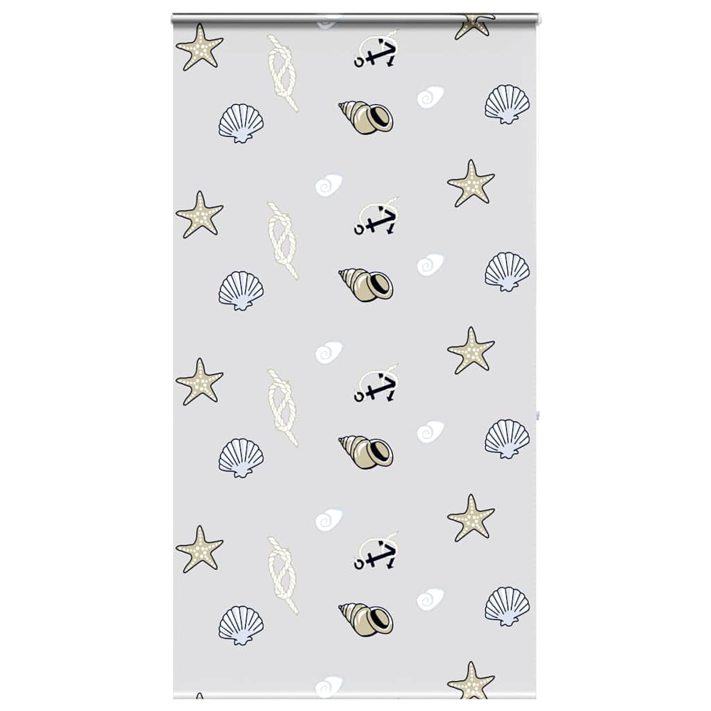 vidaXL Duschrollo mit Kassette 130x240 cm Stoffbreite 126 cm