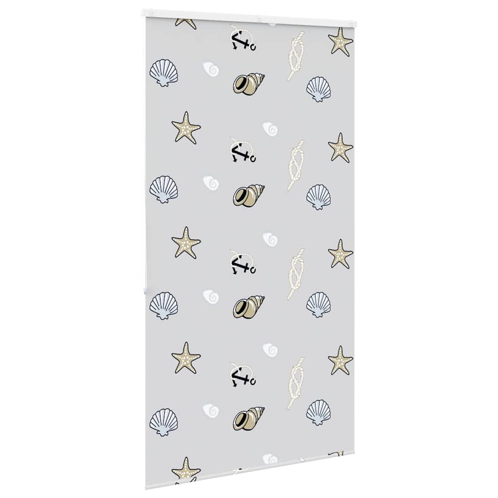 vidaXL Duschrollo mit Kassette 130x240 cm Stoffbreite 126 cm