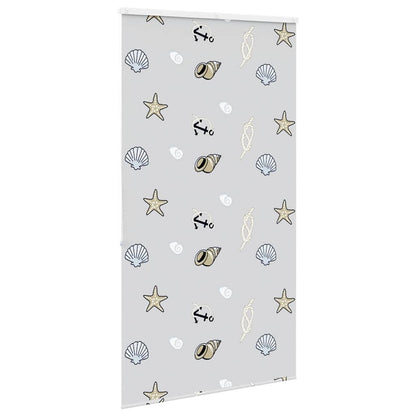 vidaXL Duschrollo mit Kassette 130x240 cm Stoffbreite 126 cm