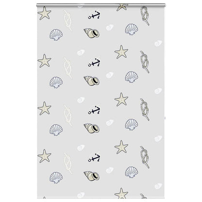 vidaXL Rideau de douche à enrouleur avec cassette 150x240 cm largeur du tissu 146 cm