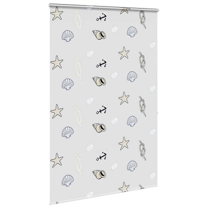 vidaXL Rideau de douche à enrouleur avec cassette 150x240 cm largeur du tissu 146 cm