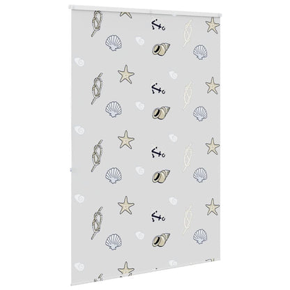 vidaXL Rideau de douche à enrouleur avec cassette 150x240 cm largeur du tissu 146 cm