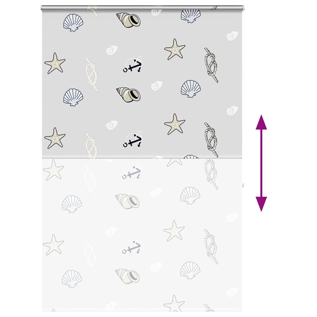 vidaXL Duschrollo mit Kassette 160x240 cm Stoffbreite 156 cm