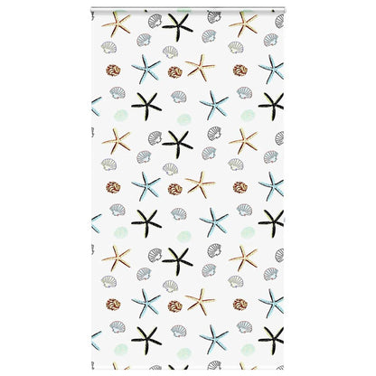vidaXL Duschrollo mit Kassette 130x240 cm Stoffbreite 126 cm