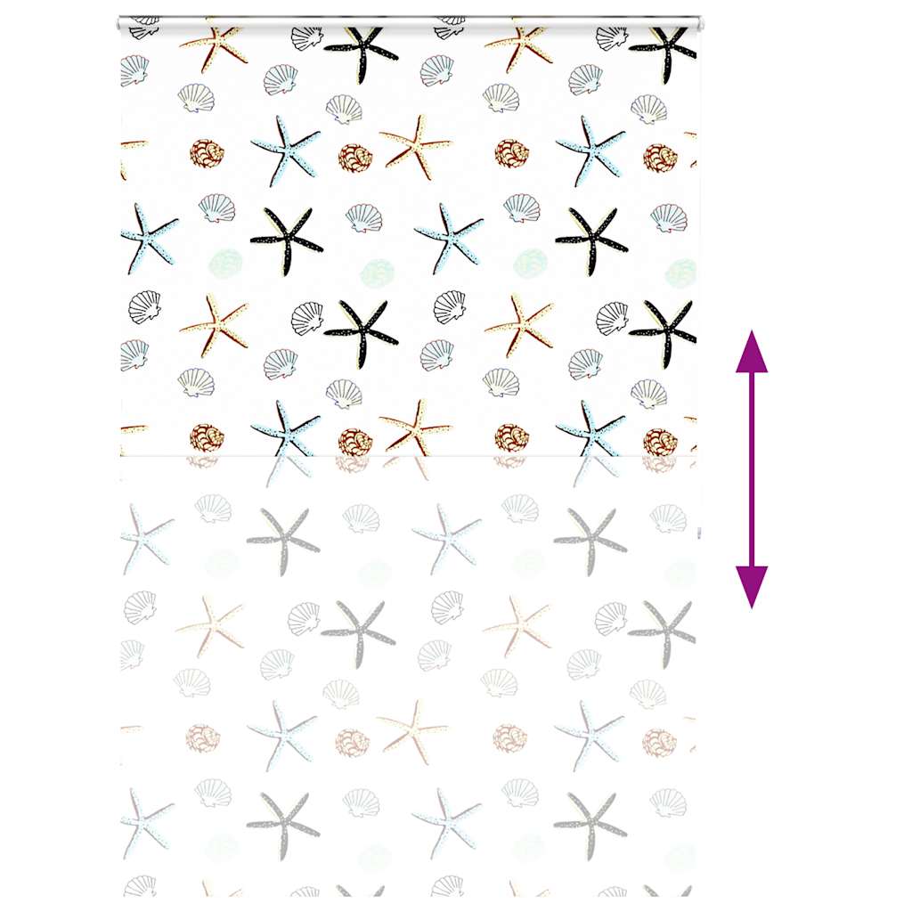 vidaXL Duschrollo mit Kassette 150x240 cm Stoffbreite 146 cm