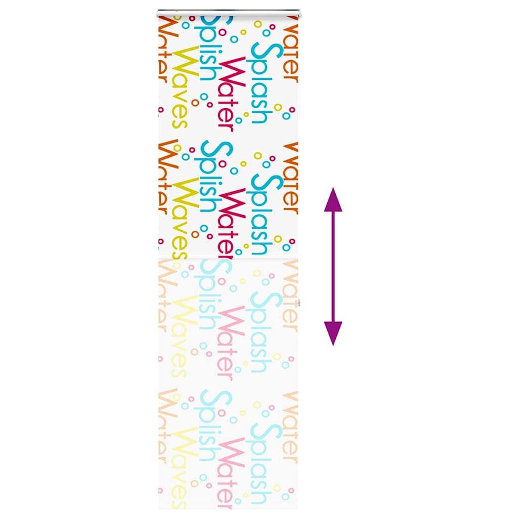 vidaXL Duschrollo mit Kassette 60x240 cm Stoffbreite 56 cm