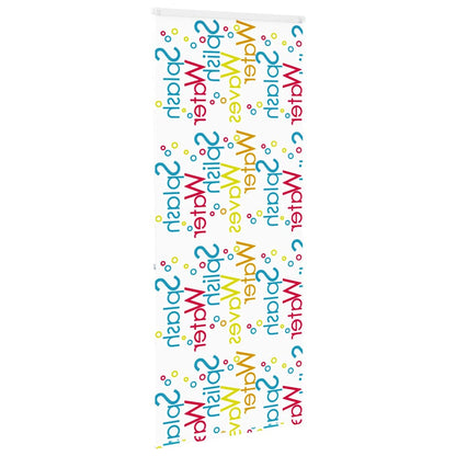 vidaXL Duschrollo mit Kassette 90x240 cm Stoffbreite 86 cm