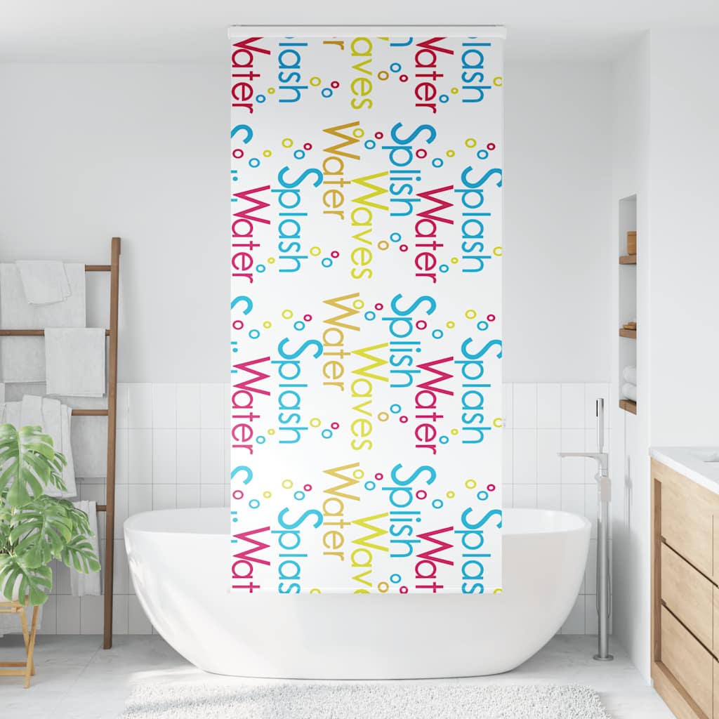 vidaXL Store de douche à cassette 100x240 cm Largeur du tissu 96 cm