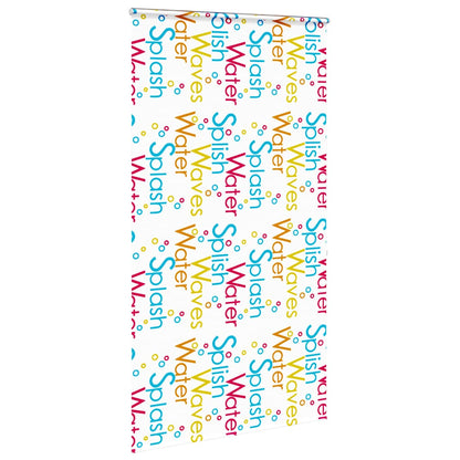vidaXL Duschrollo mit Kassette 130x240 cm Stoffbreite 126 cm