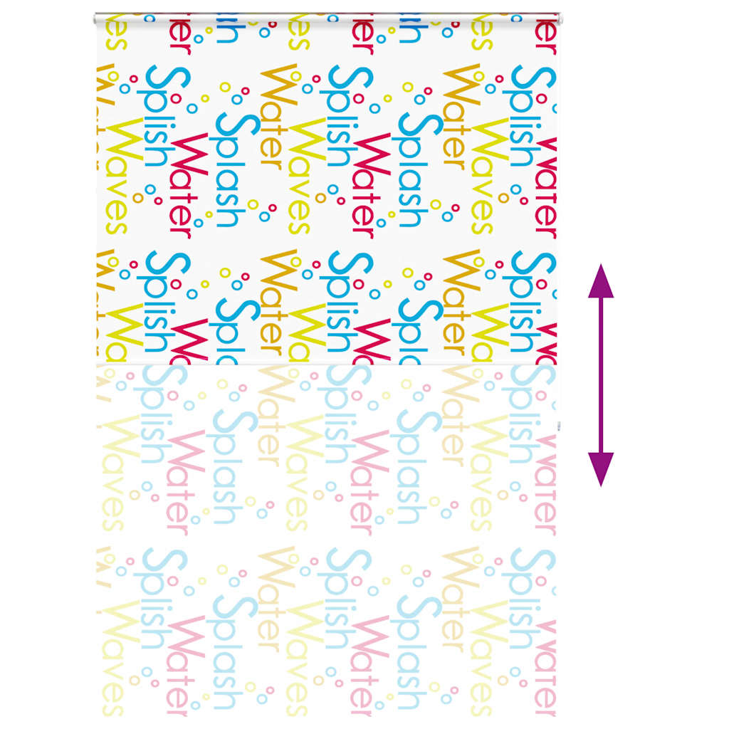vidaXL Duschrollo mit Kassette 160x240 cm Stoffbreite 156 cm