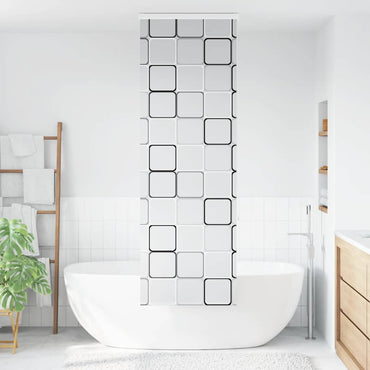 vidaXL Duschrollo mit Kassette 60x240 cm Stoffbreite 56 cm