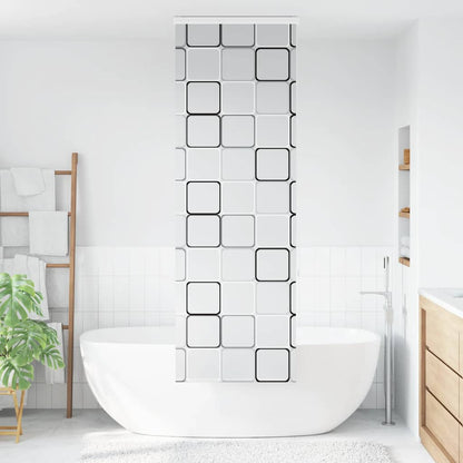 vidaXL Duschrollo mit Kassette 80x240 cm Stoffbreite 76 cm