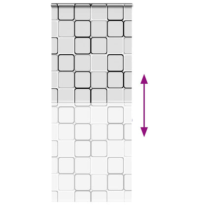 vidaXL Duschrollo mit Kassette 90x240 cm Stoffbreite 86 cm