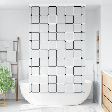 vidaXL Duschrollo mit Kassette 140x240 cm Stoffbreite 136 cm