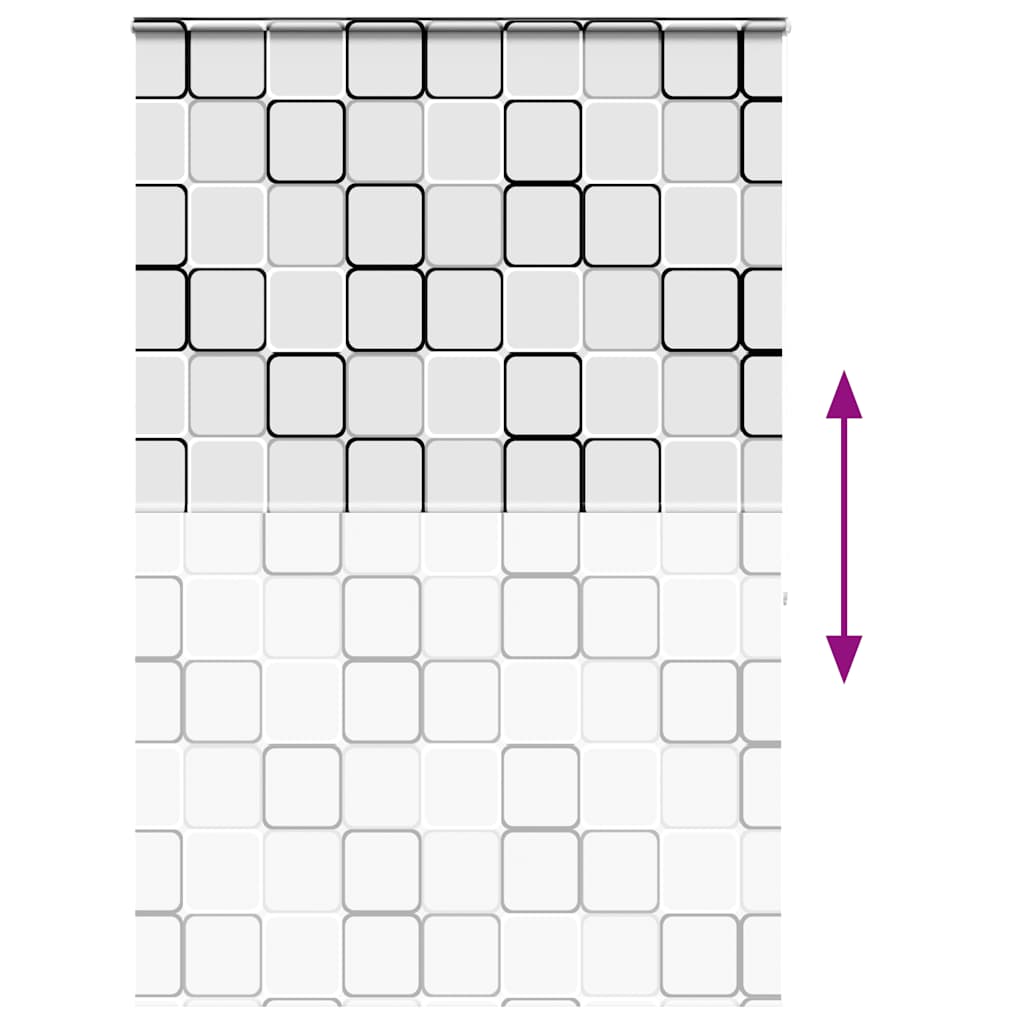 vidaXL Duschrollo mit Kassette 150x240 cm Stoffbreite 146 cm