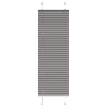 vidaXL Plissee Anthrazit 40x100 cm Stoffbreite 39,4 cm Polyester