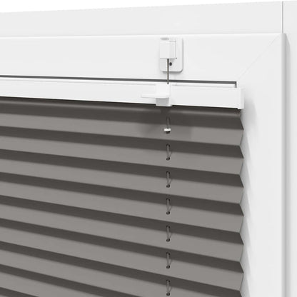 vidaXL Plissee Anthrazit 40x100 cm Stoffbreite 39,4 cm Polyester
