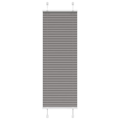 Plissee Anthrazit 45x100 cm Stoffbreite 44,4 cm Polyester