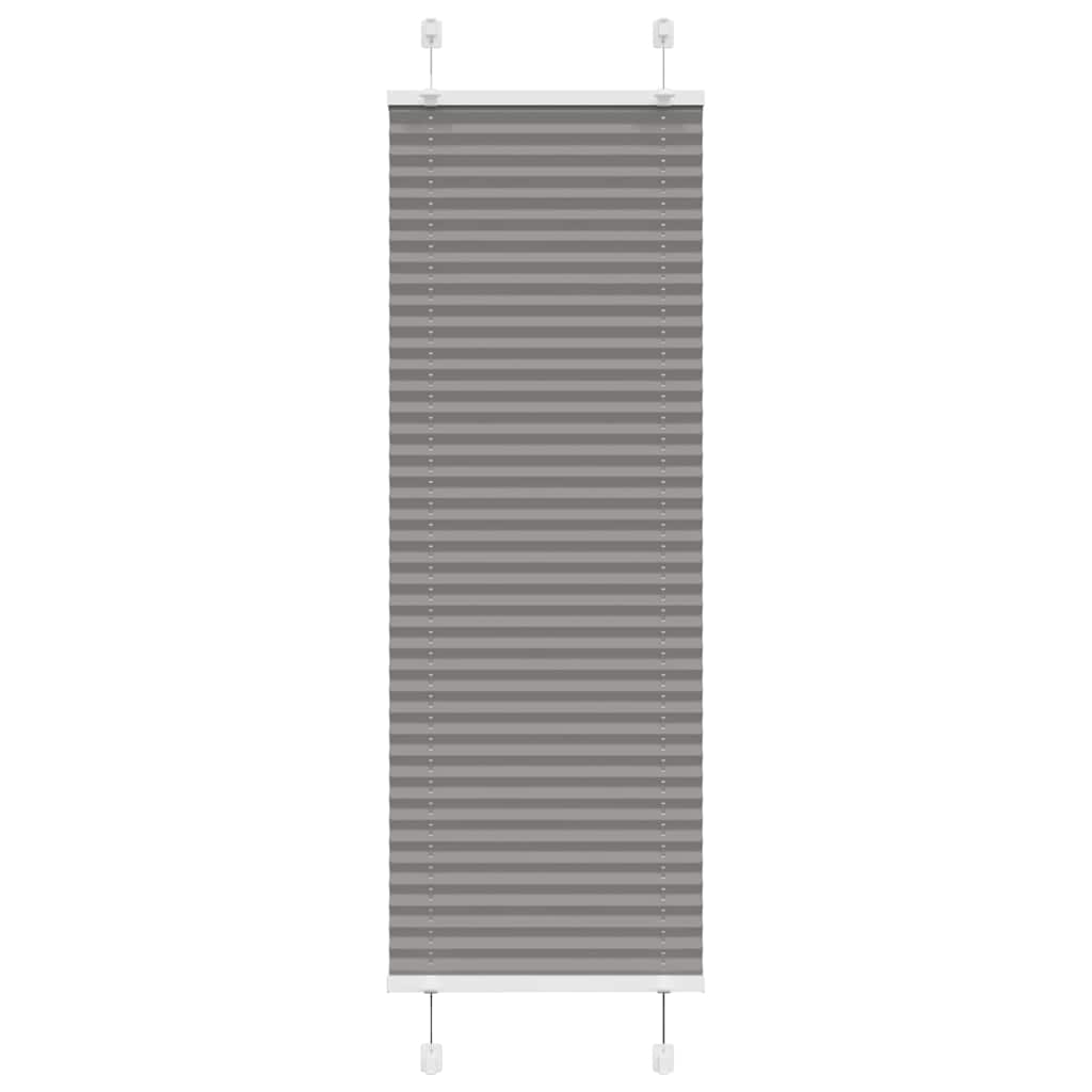 vidaXL Store plissé anthracite 50x100 cm largeur tissu 49,4 cm polyester