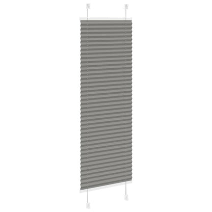 vidaXL Store plissé anthracite 50x100 cm largeur tissu 49,4 cm polyester