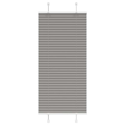 vidaXL Plissee Anthrazit 55x100 cm Stoffbreite 54,4 cm Polyester