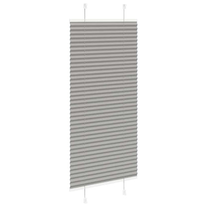 vidaXL Plissee Anthrazit 55x100 cm Stoffbreite 54,4 cm Polyester