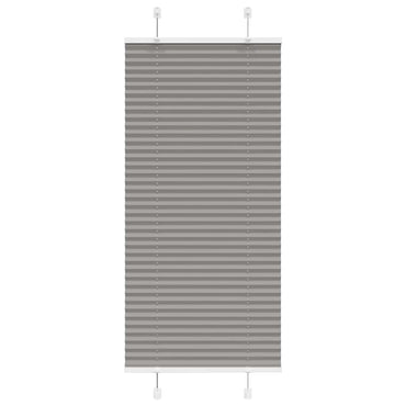 vidaXL Store plissé anthracite 60x100 cm largeur tissu 59,4 cm polyester