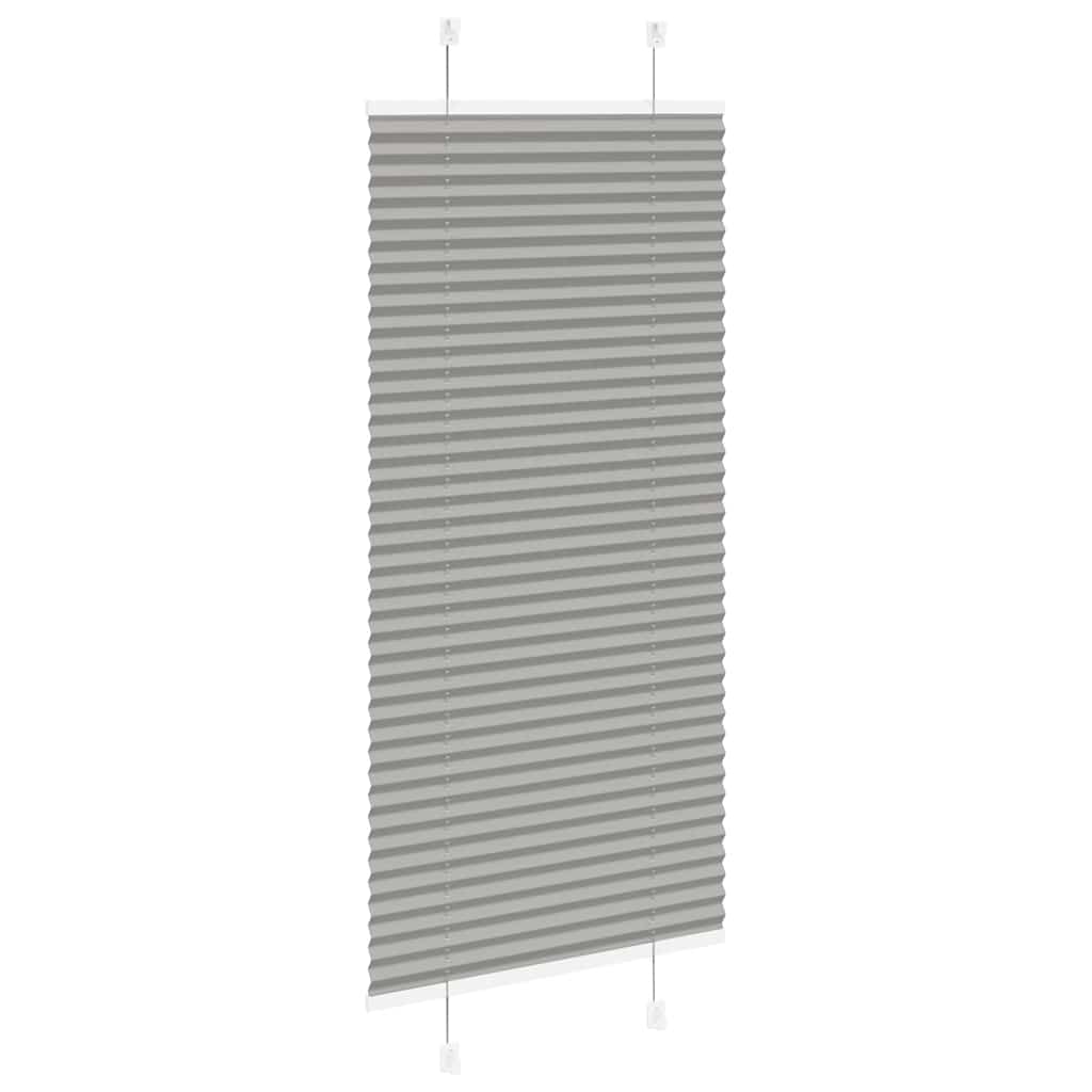 vidaXL Store plissé anthracite 60x100 cm largeur tissu 59,4 cm polyester