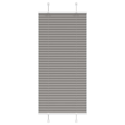 vidaXL Plissee Anthrazit 65x100 cm Stoffbreite 64,4 cm Polyester