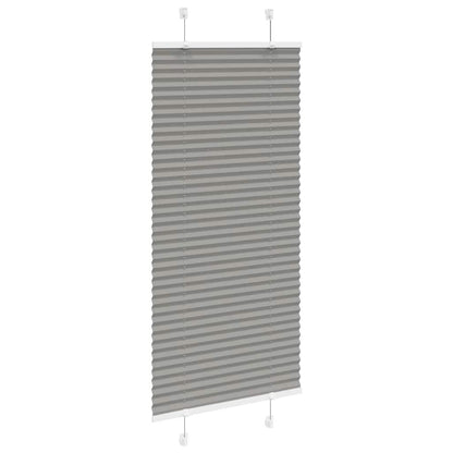 vidaXL Plissee Anthrazit 65x100 cm Stoffbreite 64,4 cm Polyester