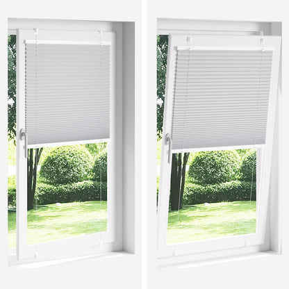 Plissee Anthrazit 85x100 cm Stoffbreite 84,4 cm Polyester