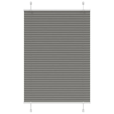 vidaXL Store plissé anthracite 90x100 cm Largeur du tissu 89,4 cm Polyester