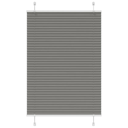 vidaXL Store plissé anthracite 90x100 cm Largeur du tissu 89,4 cm Polyester