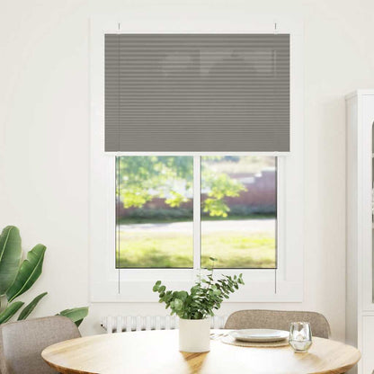 vidaXL Plissee Anthrazit 95x100 cm Stoffbreite 94,4 cm Polyester