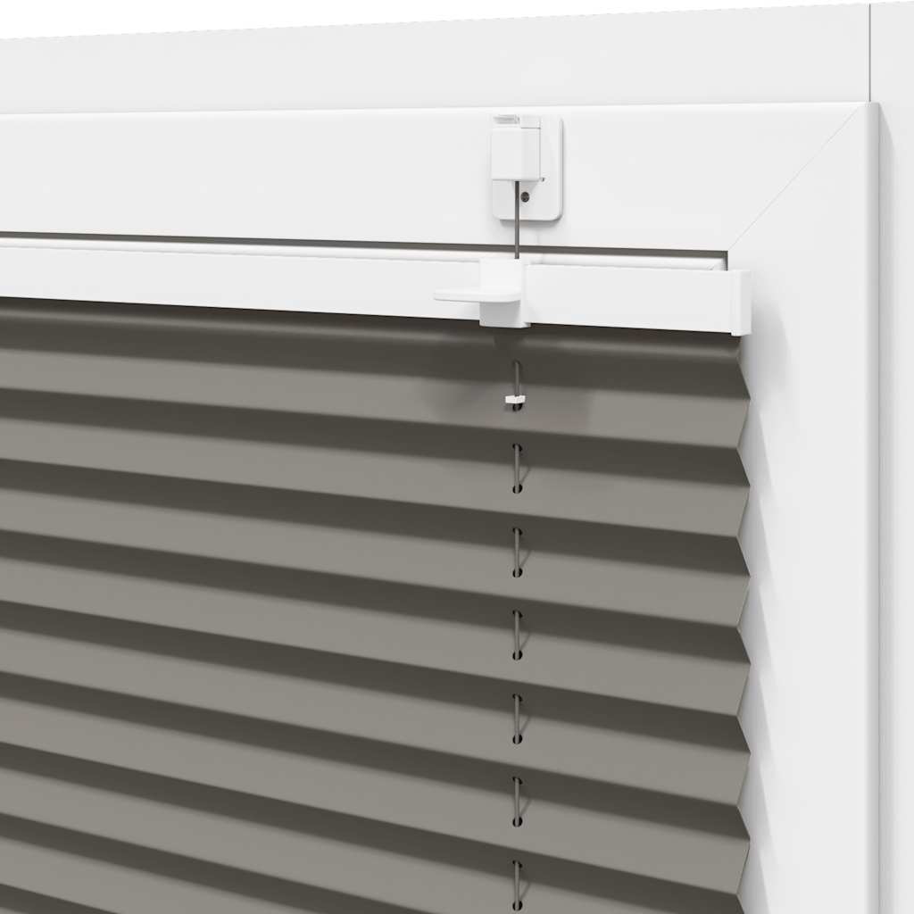 Plissee Anthrazit 100x100 cm Stoffbreite 99,4 cm Polyester