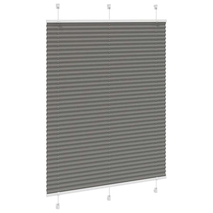 vidaXL Plissee Anthrazit 105x100 cm Stoffbreite 104,4 cm Polyester