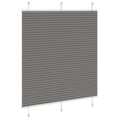 vidaXL Store plissé anthracite 115x100 cm Largeur du tissu 114,4 cm Polyester