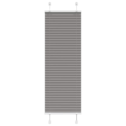 vidaXL Plissee Anthrazit 45x150 cm Stoffbreite 44,4 cm Polyester